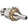 Luer Stainless Steel 316 Female Bulkhead Adaptor, For 1/8" Tube, 1/4-32 Thread
