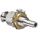 Luer Stainless Steel 316 Female Bulkhead Adaptor, For 1/8" Tube, 1/4-32 Thread