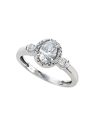 1.82 Cttw Zoe R(tm) White Gold Engagement Ring with Diamonds and Signity by... by 