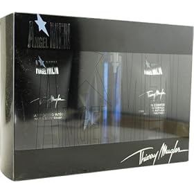 Angel By Thierry Mugler For Men. Set-edt Travel Spray .5 OZ & One Refill .5 OZ & Hair & Body Shampoo 1.7 OZ & Skin Comfort 1.7 OZ