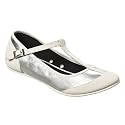 Women's Converse® One Star® T-Strap Ballet Flat - Silver