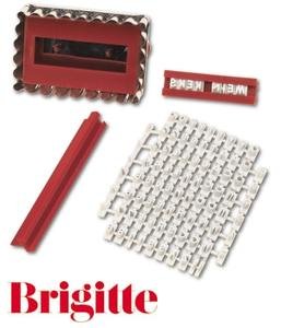 Städter Brigitte Set stampi per tagliare la pasta dei biscotti con timbro lettere Städter Brigitte Set stampi per tagliare la pasta dei biscotti con timbro lettere
