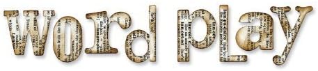 Sizzix Bigz Extar-Large Die Word Play by Tim Holtz, Multi-Colour by Ellison Europe