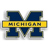 NCAA Michigan Wolverines 12 inch Vinyl Magnet