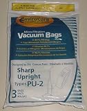 sharp bags PU2 upright vacuum