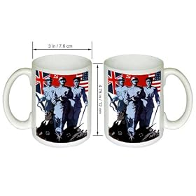 allied victory russian soviet military COFFEE MUG by morethanposters.com