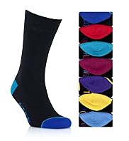 7 Pairs of Cotton Rich Freshfeet Days of the Week Socks with Silver Technology