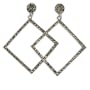 Dangle Earring Silver Handmade Jewelry 2.25 inches