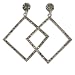 Dangle Earring Silver Handmade Jewelry 2.25 inches