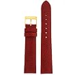 Watchband Genuine Lizard Red 12mm
