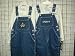 Girls Sizes 4/ 5/ 6/ 6X Denim Embroidered Bib Pocket Overall 2 Piece Set. (Prepack=24 Sets Assorted Sizes/Emb. Designs, Each $8.00)