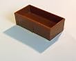 Dark Orange Duplo Container Box 2 x 4