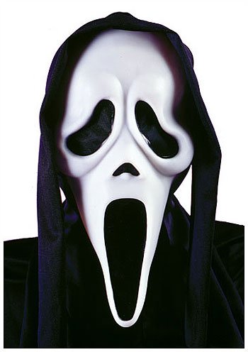 Glow In The Dark Ghost Face Mask