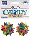 Vo-Toys Kitty Puzzle Ball Rubber Cat Toy