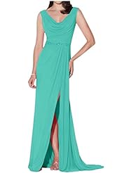 Plus Size Sexy V-neck Chiffon Lace Bridesmaid Dress/Prom Dress 