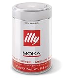 Cheap Deals on illy Caffe Normale MOKA Ground Coffee, 8.8-Ounce Tin by illy
