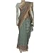 Hand Woven Cotton Printed Sari from India