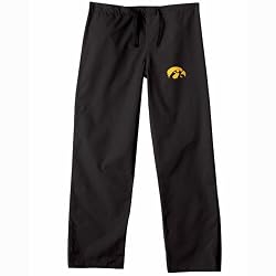 Iowa Hawkeyes NCAA Classic Scrub Pant (Black)
