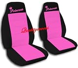 Front and Rear, Black and hot pink