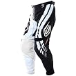 Troy Lee Designs SE Imperial Men's MX Motorcycle Pants w/ Free B&F Heart Sticker Bundle - White/Black