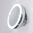 Mirror Place LED Lighted Suction Cup 5X Mirror, Battery Operated