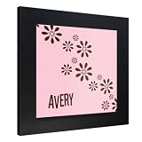 Flower Trail Framed Print Nursery Wall Art