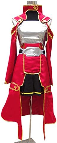 Ace Deluxe 1:1 Women's Girl's Sword Art Online Silica Halloween Cosplay Japanese Anime Costume Party Club Dress (S)