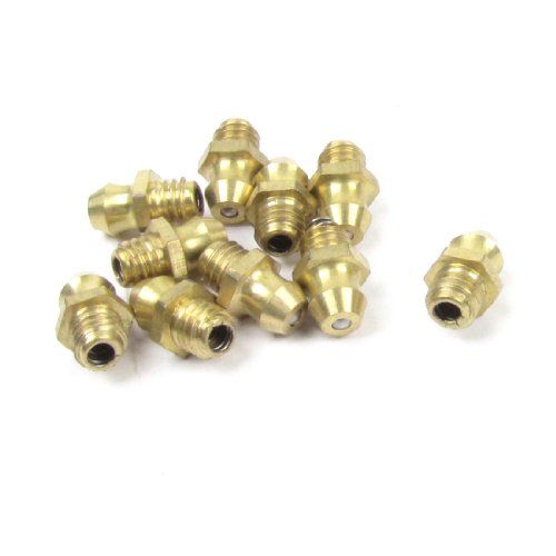 10 Pcs Metal 6mm Threaded Straight Grease Nipple Fittings Nozzles
10 Pcs Metal 6mm Threaded Straight Grease Nipple Fittings Nozzles