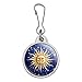 Celestial Suns Moon Shooting Stars Jacket Handbag Purse Luggage Backpack Zipper Pull Charm