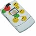 Motorola V3 RAZR Happy Face Crystal Case - Includes TWO Bonus Personal Charm Straps!