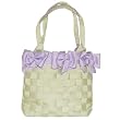 Large Bow Bucket Purse - Lilac/Celery