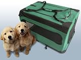 Faltbare Hundebox / Auto Transportbox / Transporthütte / Hundehütte XL Grün