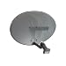 Satgear Sky/Freesat dish kit - New Mk4 Sky Satellite Mini Dish kit with Quad LNB and wall brackets ideal for Sky+ or Freesat self install HD Ready - replaces the 43cm dish