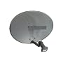 Satgear Sky/Freesat dish kit - New Mk4 Sky Satellite Mini Dish kit with Quad LNB and wall brackets ideal for Sky+ or Freesat self install HD Ready - replaces the 43cm dish