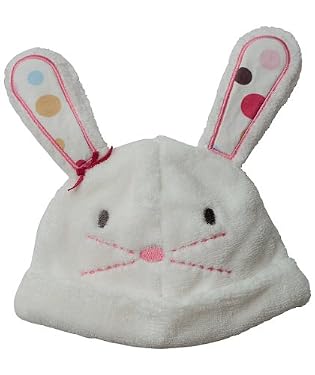 Girls Bunny Velour Hat