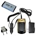 HQRP Battery Charger and Battery compatible with Kodak CD40, CX6200, CX6230, CX7330, CX7525, CX7530 Digital Camera plus HQRP Euro Plug Adapter