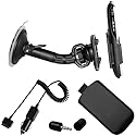 SUPER SET!! Richter KFZ Halterung vibrationsfrei 360° drehbar für Apple iPhone 3G 16GB, 8Gb und 3GS Autohalterung mit Kugelgelenk neig- und schwenkbar! INKLUSIVE 3G / 3G s Zubehör: mumbi 3G / 3G s KFZ Ladekabel, mumbi 3G Mini Mikrofon und mumbi 3G / 3G s Etui