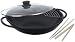 KRÜGER SCO11 Wok mit Glasdeckel 36cm LEIPZIG