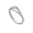 Two Blue Giltter Ring - Size K