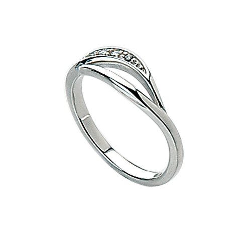 Two Blue Giltter Ring