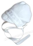 Baby Boy White Bonnet