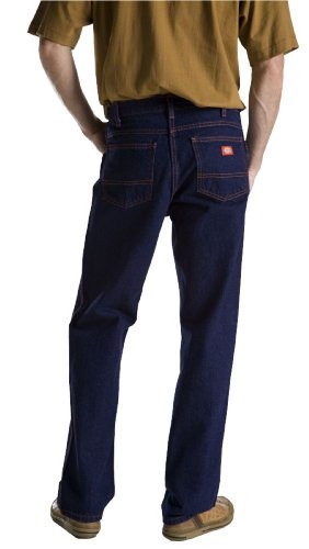 Dickies Men's Regular Fit 5-Pocket Jean,Indigo Blue Rigid,32x34