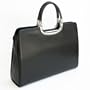 VANI Black Women Ladies Briefcase with Detachable Shoulder Strap NEW WITH DUSTBAG!