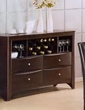 Audrey Cappuccino Server With Wine Rack