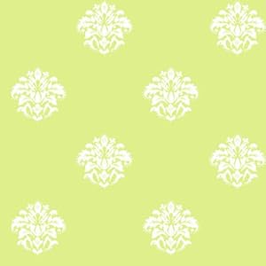 Lime Green Wallpaper on Lime Green White Kd1717 Damask Spot Wallpaper Amazon Com