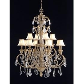 Kichler 2131RVN Ravenna 12 Light Large Foyer Chandelier in Ravenna