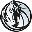 Dallas Mavericks Silver Auto Emblem - Basketball Sports Merchandise