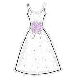 Folienballon Wedding Dress Brautkleid, 91x61cm 41L2Ig8v rL. SL160 Folienballon Wedding Dress Brautkleid, 91x61cm