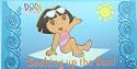 Dora The Explorer 'Sunbathing' Beach Towel