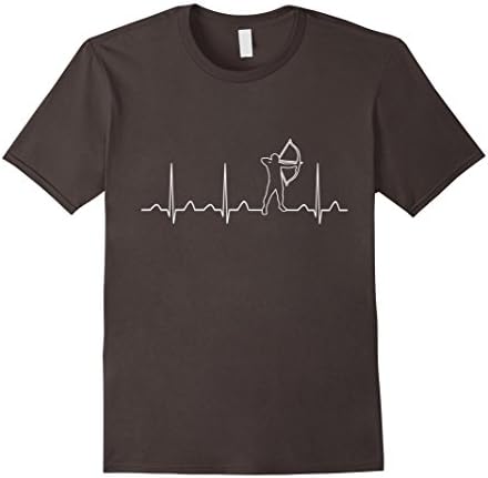 Men's Archery Heartbeat T-shirt Medium Asphalt